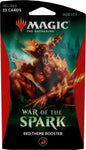 Magic the Gathering CCG: War of the Spark Red Theme Booster