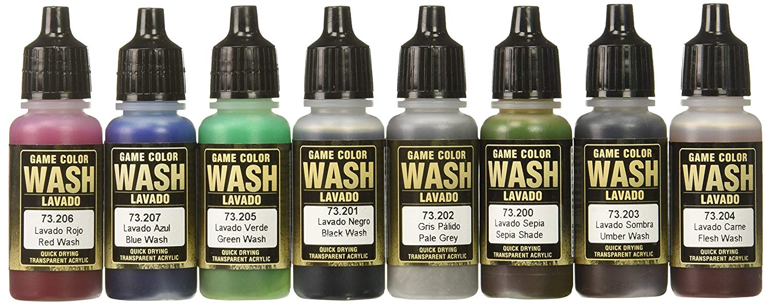 Auxiliary Products: Washes Set (8)