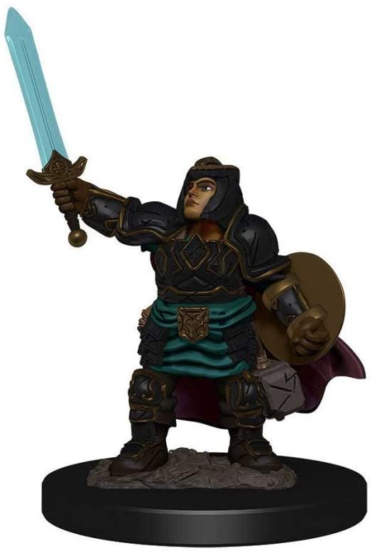 Dungeons & Dragons Fantasy Miniatures: Icons of the Realms Premium Figures W4 Dwarf Paladin Female