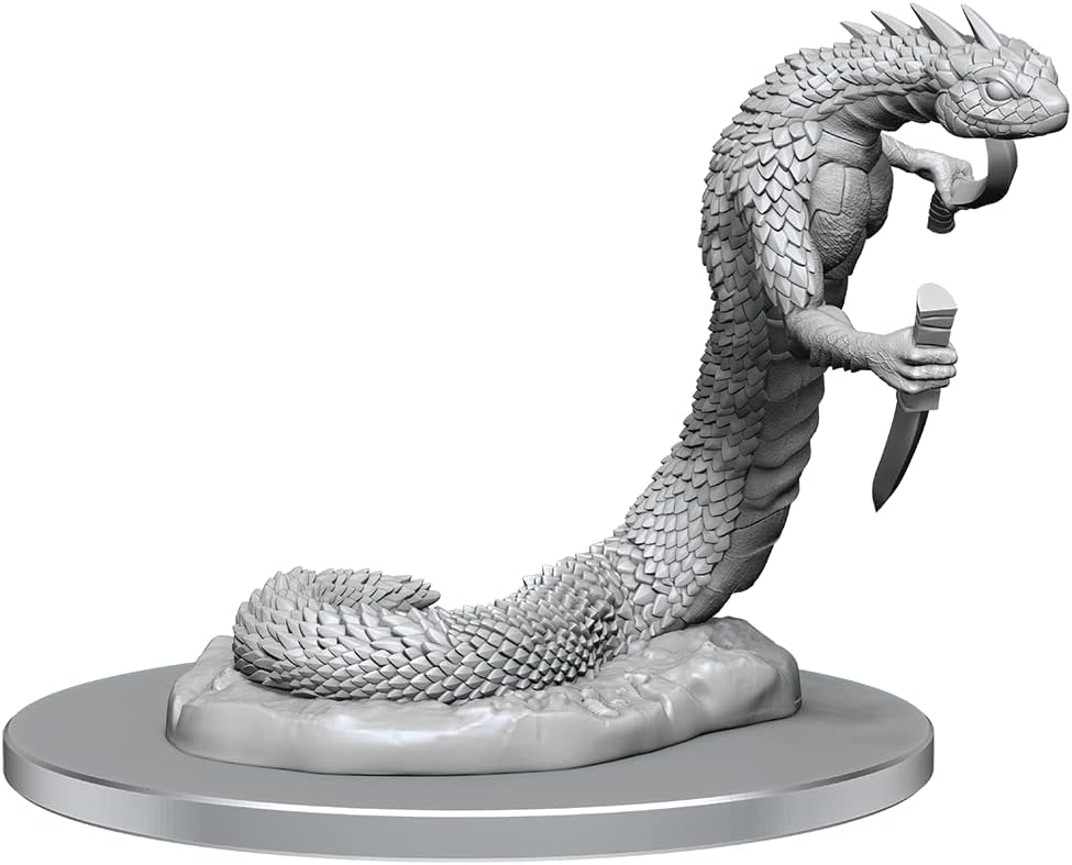 Critical Role Unpainted Miniatures: W04 Serpentfolk & Serpentfolk Ghost