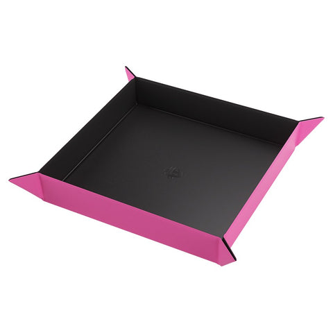 Magnetic Dice Tray: Black/Pink