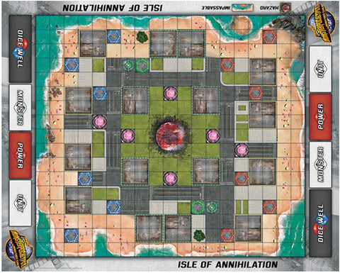 Monsterpocalypse: Isle of Annihilation Fabric Playmat