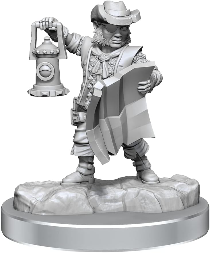 Dungeons & Dragons Frameworks: W02A Male Halfling Rogue
