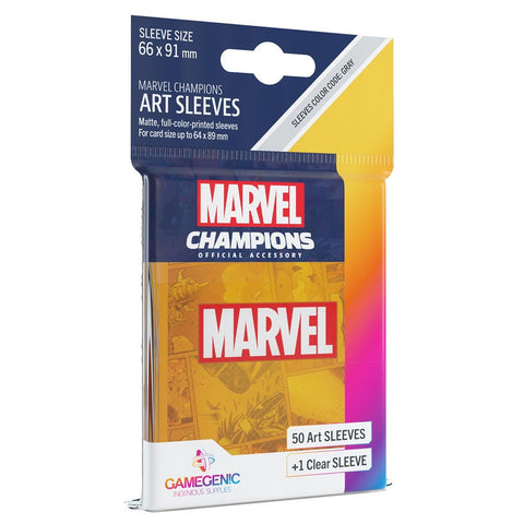 Gamegenic Marvel Art Sleeves - Orange