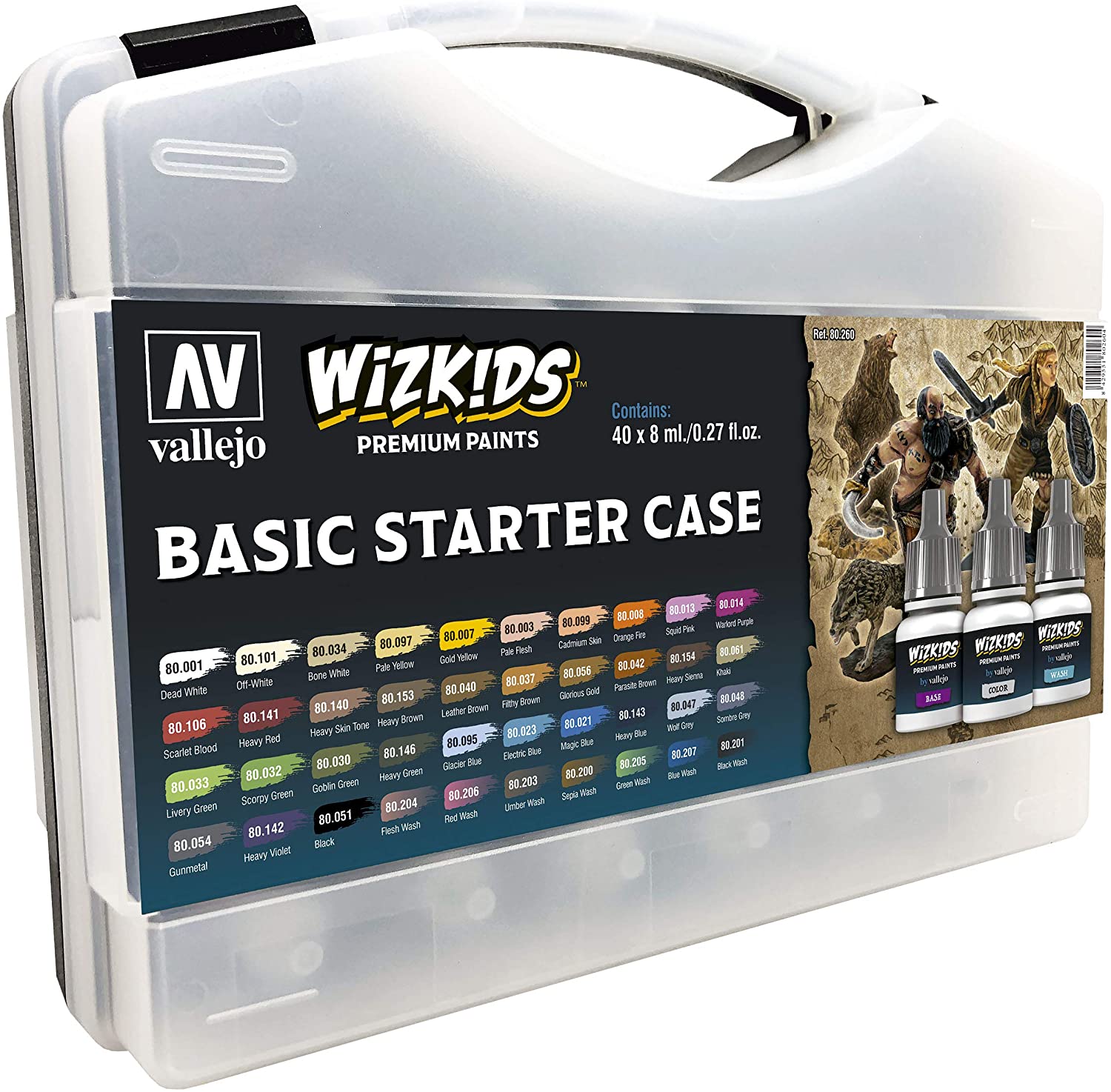 WizKids Premium Paints: Basic Starter Case