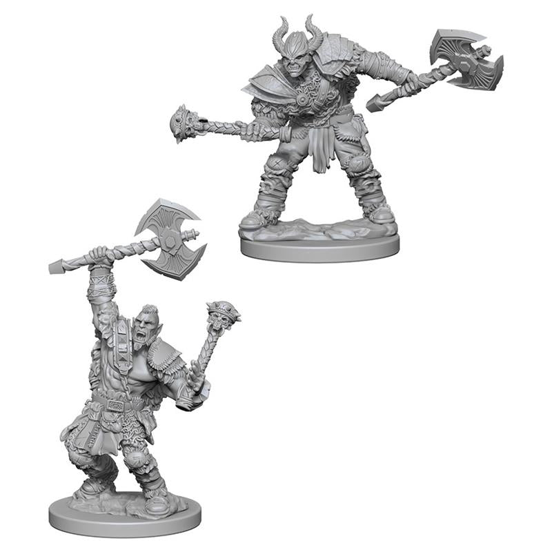 Dungeons and Dragons Nolzur's Marvelous Miniatures Half Orc Male Barbarian