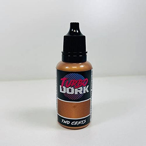 Turbo Dork: Metallic Acrylic Paint - Two Cents (20ml)