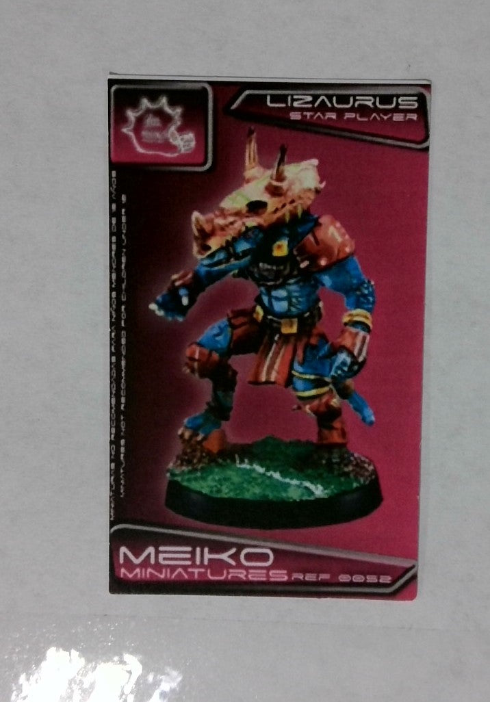 Meiko Miniatures Lizardmen Star Player