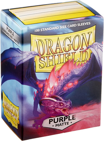 Dragon Shield Matte 100ct Card Sleeves Purple