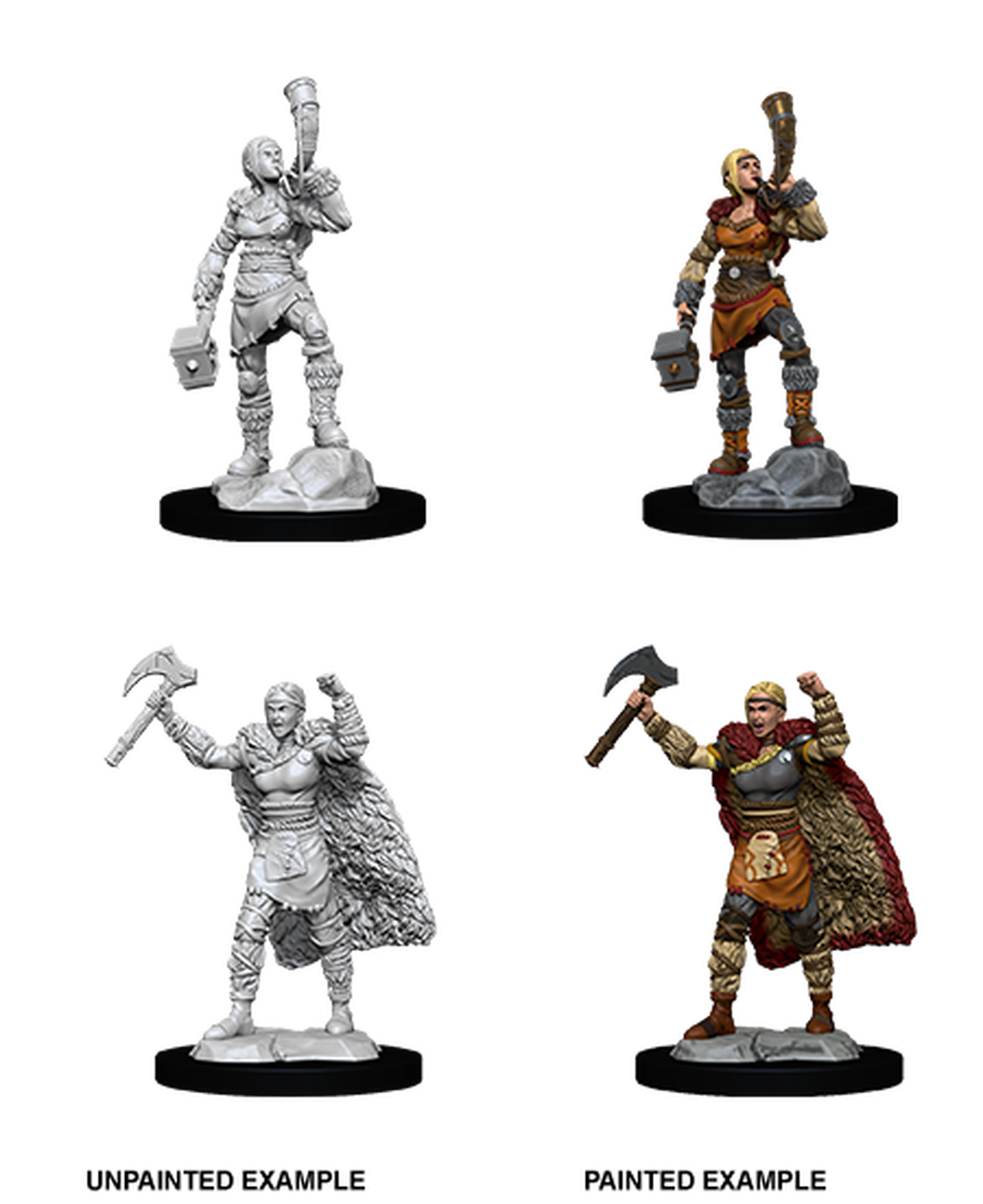 Dungeons & Dragons Nolzur`s Marvelous Unpainted Miniatures: W12 Female Human Barbarian