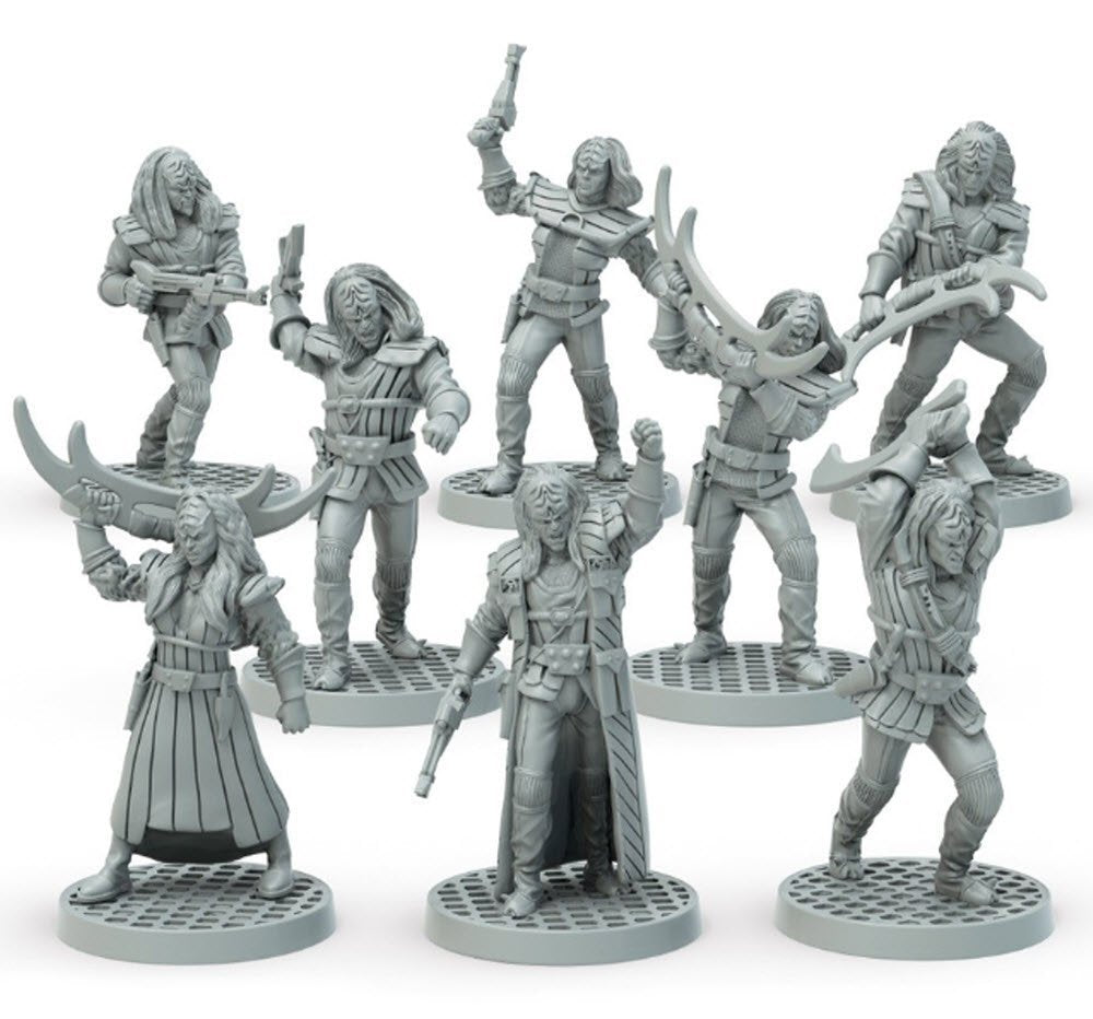 Star Trek Adventures RPG: Klingon Warband Team Minis Box Set