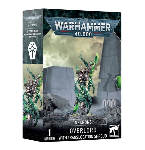 Warhammer 40k: Necron - Overlord with Translocation Shroud