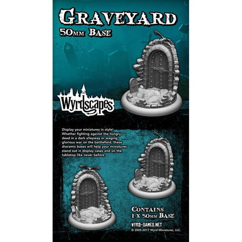 Malifaux Wyrdscape Graveyard 50mm Base