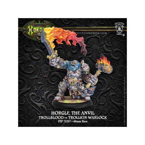 Hordes Trollbloods Horgle, The Anvil Trollkin Warlock