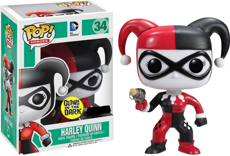 Funko PoP! Glow in the Dark Harley Quinn 34