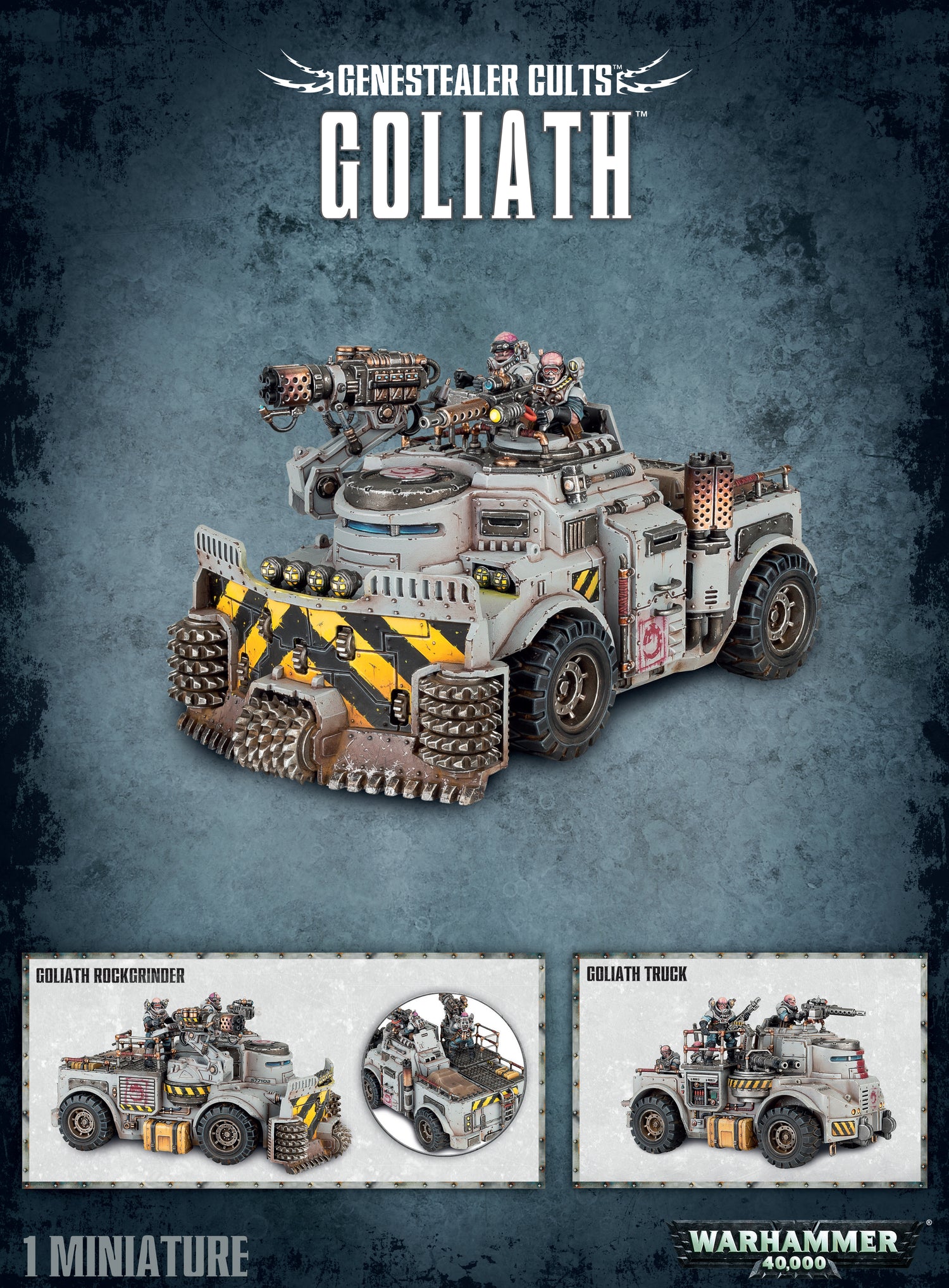 Warhammer 40K: Genestealer Cults Goliath Rockgrinder/Truck