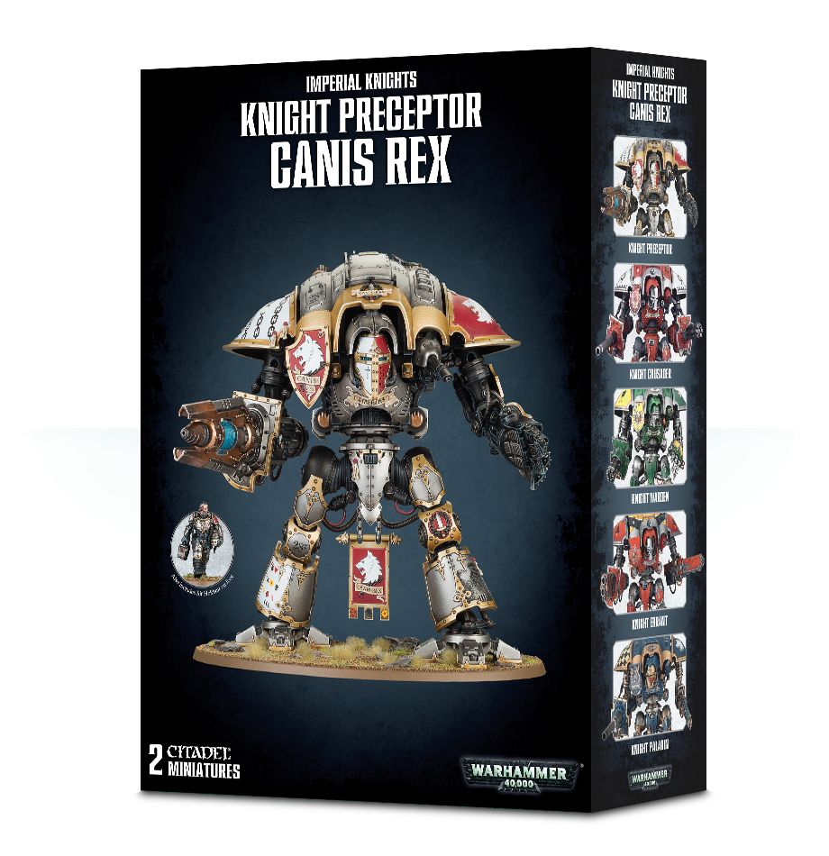 Warhammer 40K: Imperial Knights Knight Questoris / Preceptor Canis Rex