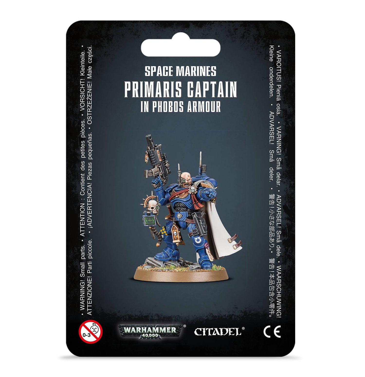 Warhammer 40K: Space Marines Primaris Captain in Phobos Armor