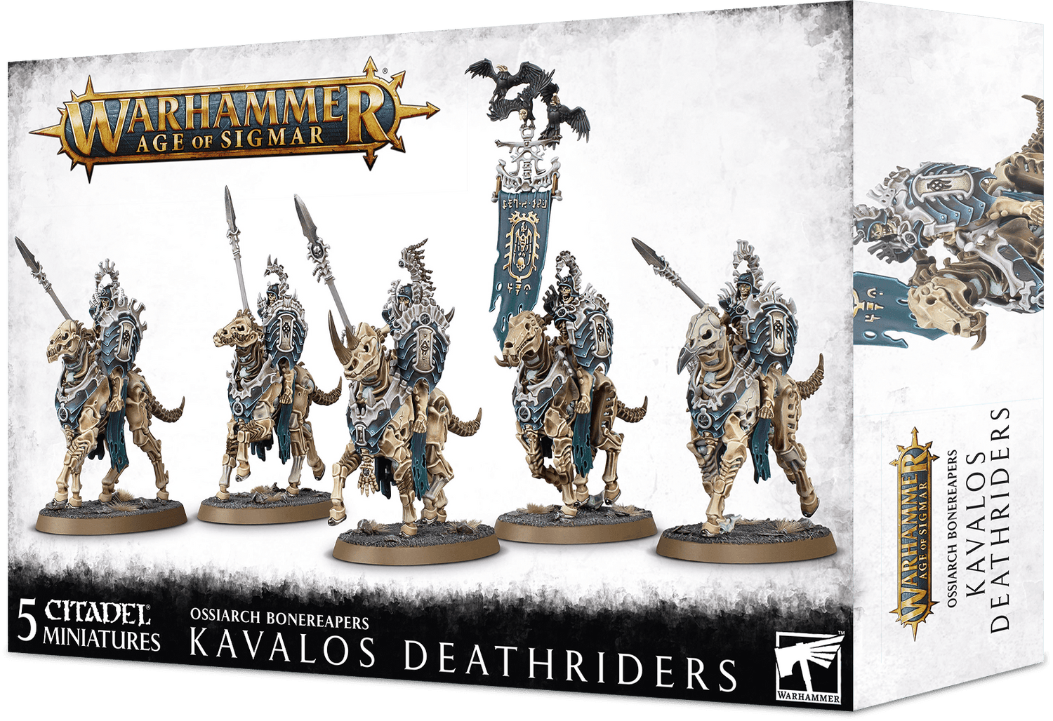 Warhammer Age of Sigmar: Ossiarch Bonereapers Kavalos Deathriders