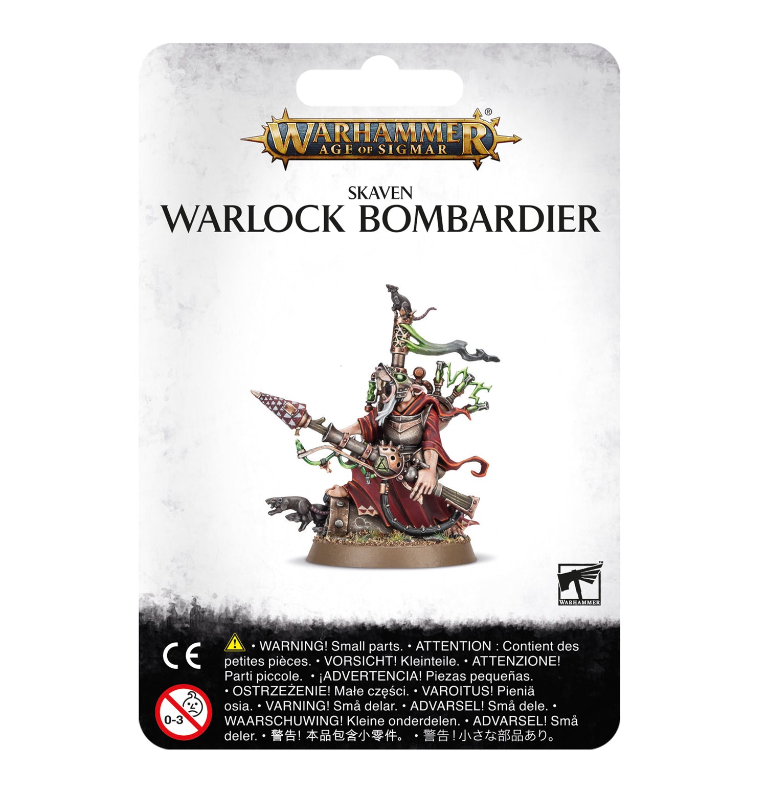 Warhammer Age of Sigmar: Skaven Warlock Bombardier