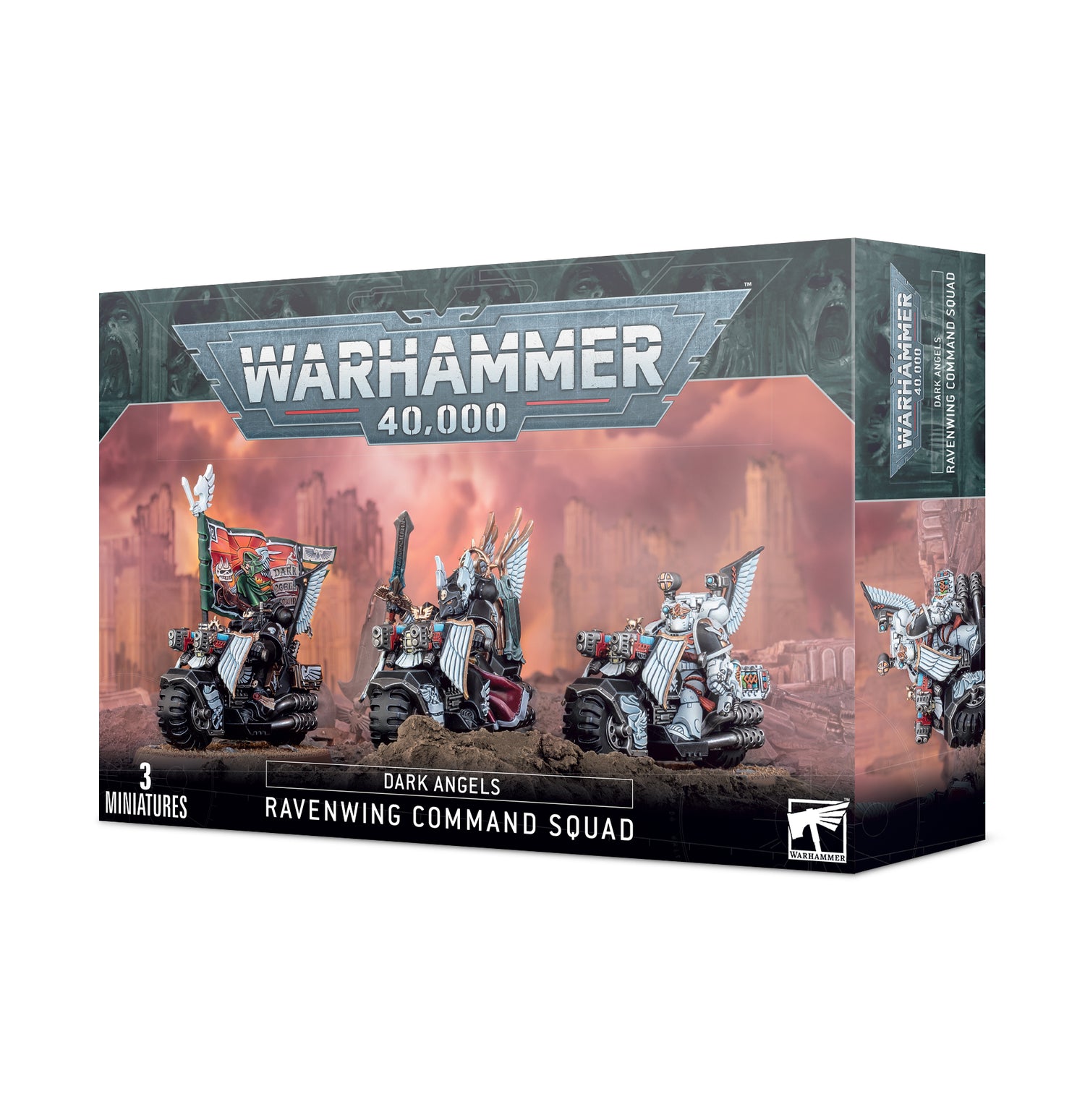 Warhammer 40K: Space Marine Dark Angels Ravenwing Command Squad