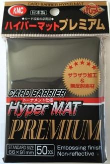 KMC 50ct Hyper Matte Premium Black Card Sleeves