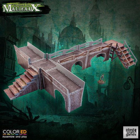 Malifaux Plast Craft Games Sewer Walkway Set (Colored)