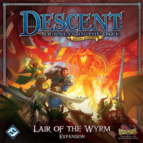 Descent Journeys In The Dark Second Edition Lair Of The Wyrm Expansion Game