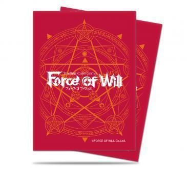 Ultra-Pro Force of Will Sleeves 65ct Force of Will Red