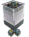 Chessex 36 12mm D6 Dice Block Mosaic w/yellow Festive 27850