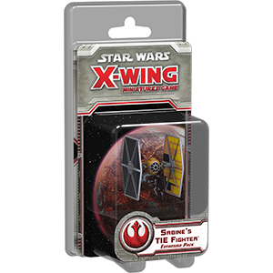 Star Wars X-Wing Miniatures Game Sabine's TIE Fighter Expansion Pack