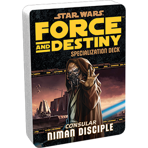 Star Wars RPG Force and Destiny Specialization Deck Niman Disciple