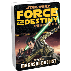 Star Wars RPG Force and Destiny Specialization Deck Makashi Duelist