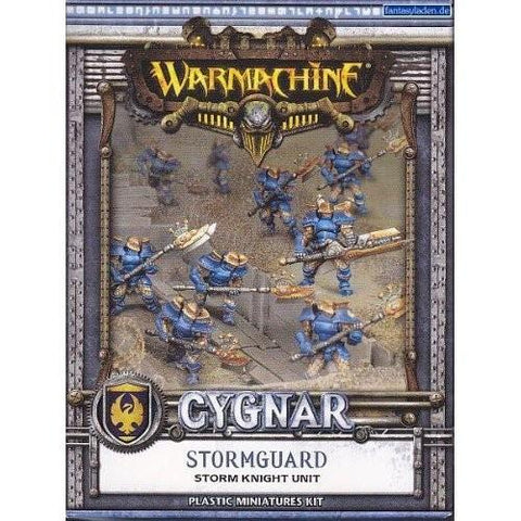 Warmachine Cygnar Stormguard Storm Knight Unit