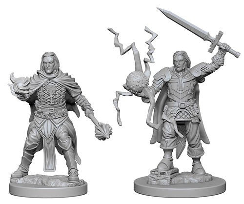 Deep Cuts Pathfinder Unpainted Miniatures Human Male Cleric