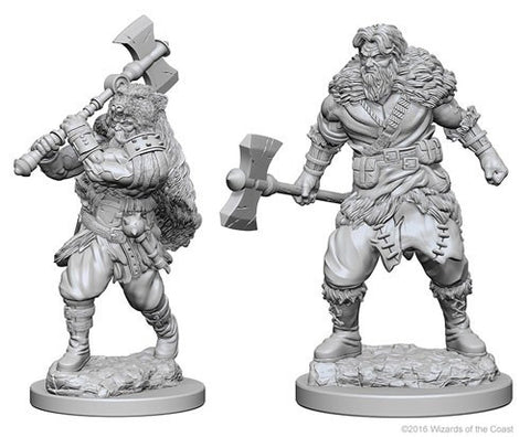 Dungeons & Dragons Nolzur's Marvelous Unpainted Miniatures Human Male Barbarian
